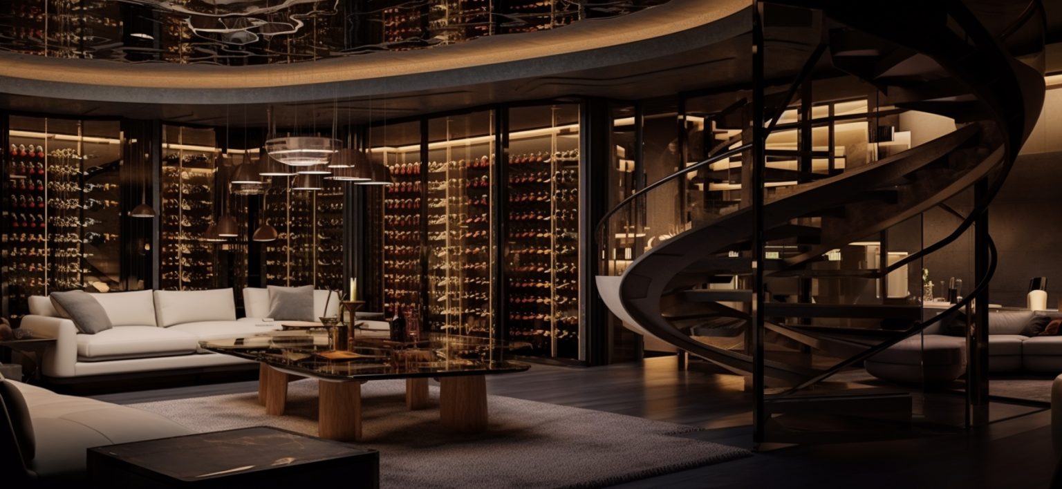 Luxury Private Wine Cellar Vielliard & Francheteau Architects
