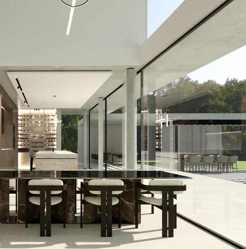 Modern Interior Luxury Home Saint-Jean-Cap-Ferrat Vielliard Francheteau Architects