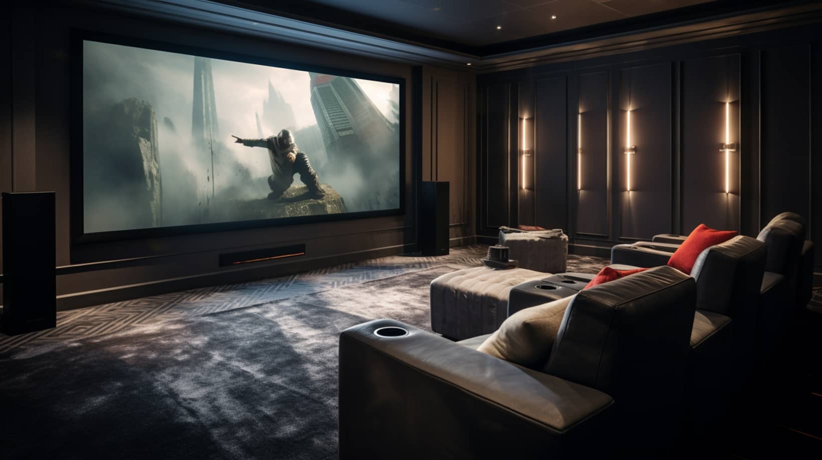 Luxury home cinema architects Vielliard Francheteau