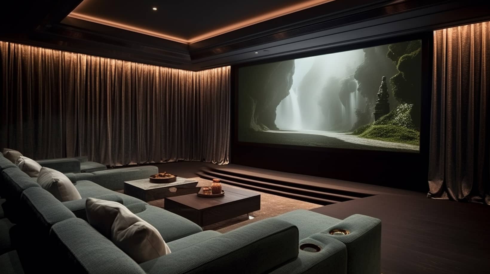 Luxury home cinema architects Vielliard Francheteau