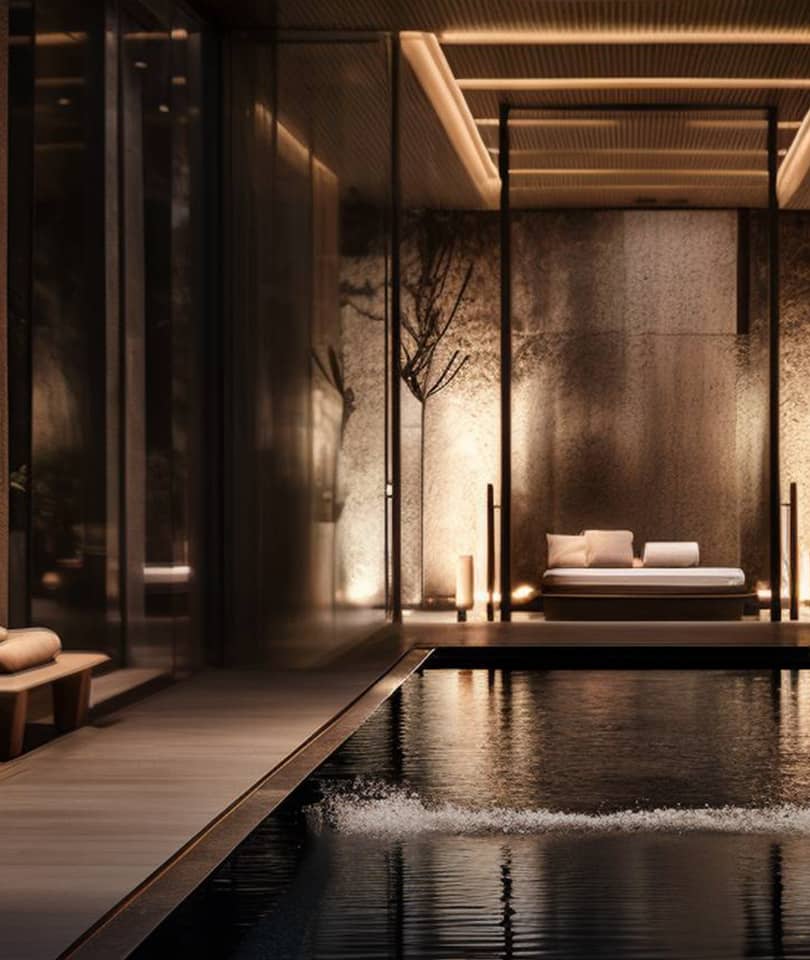 Luxury Wellness SPA by architects Viellard and Francheteau