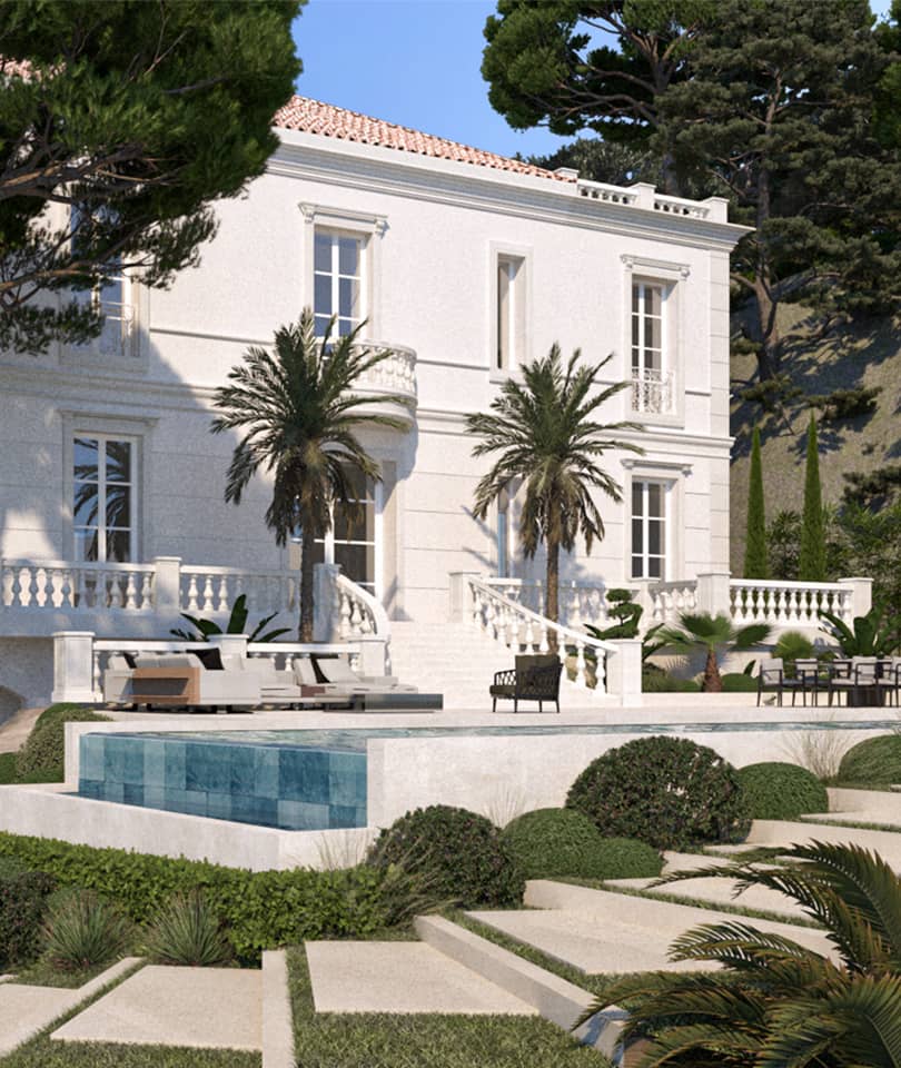 Renovation of luxury house Cote d'Azur