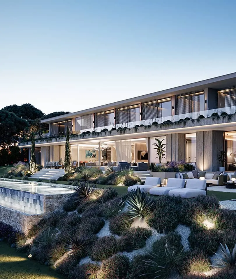 luxury villa wiew with the see saint tropez